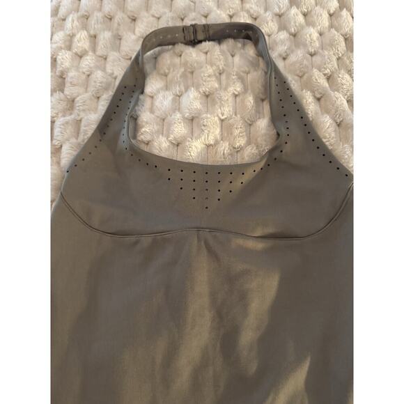 Victoria's Secret Halter Dress W/Shorts Athletic Perforated Taupe Size S - Picture 2 of 6
